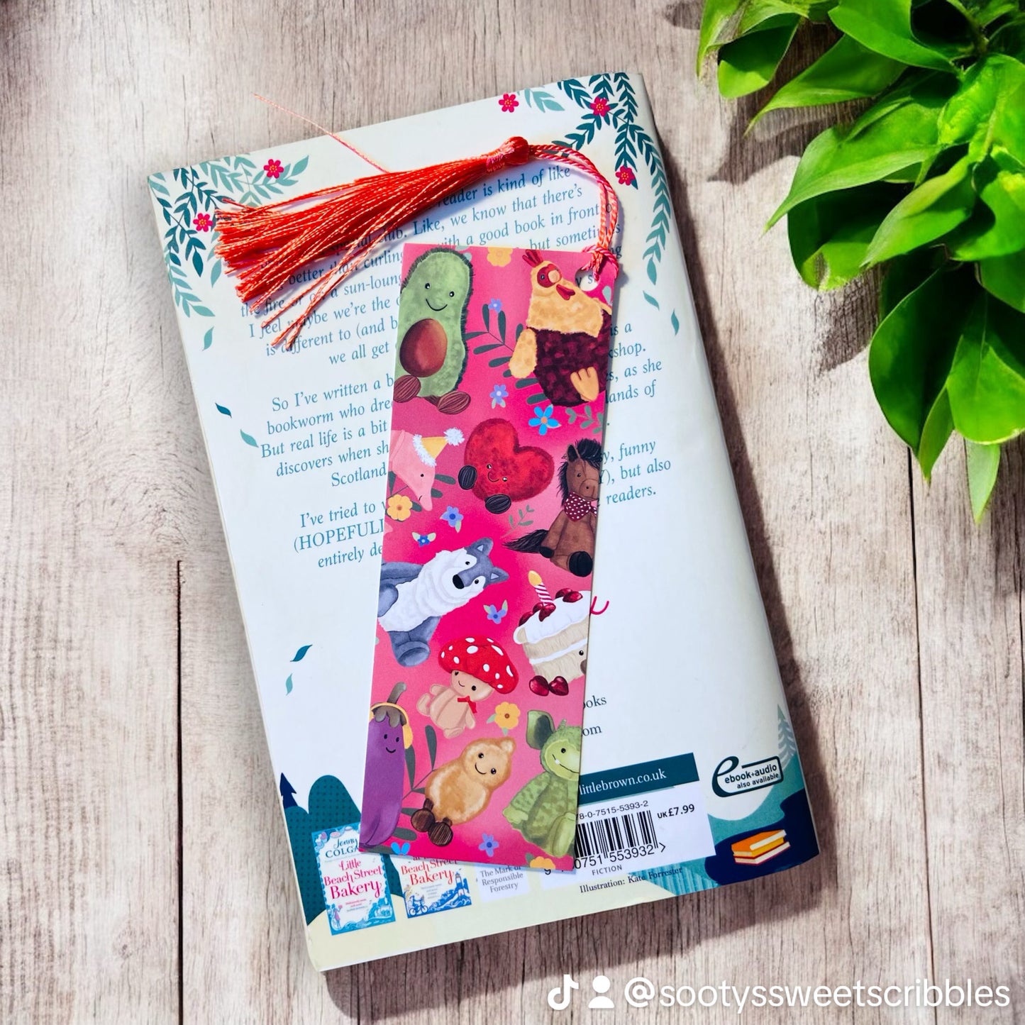 Jellycat inspired Bookmark