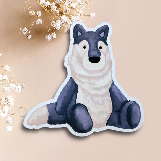 Vinyl Jellycat Wolf Sticker