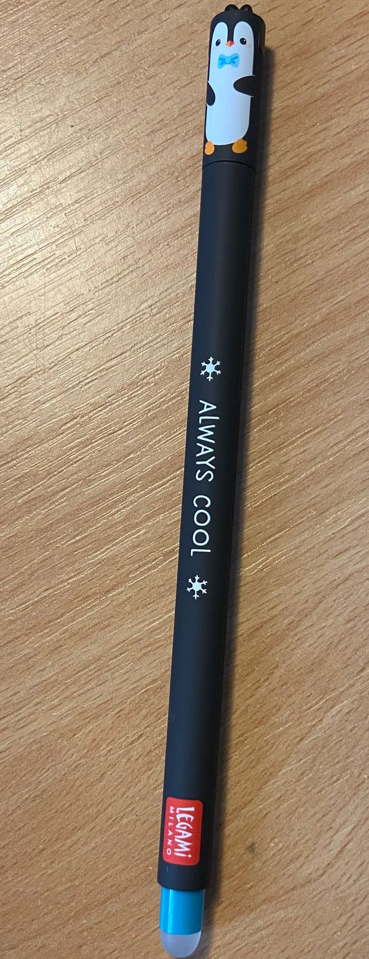 Legami Blue Refillable Erasable Pen