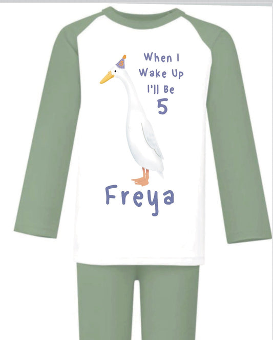Kids Birthday/Personalised Pyjamas