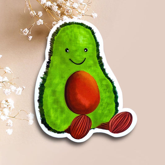 Vinyl Avocado Jellycat Sticker