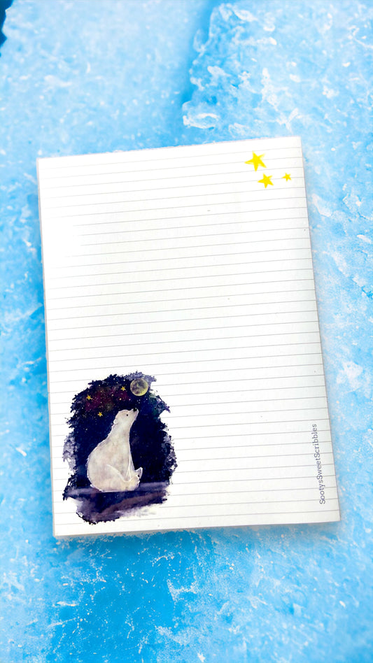 Polar bear Notepad A6