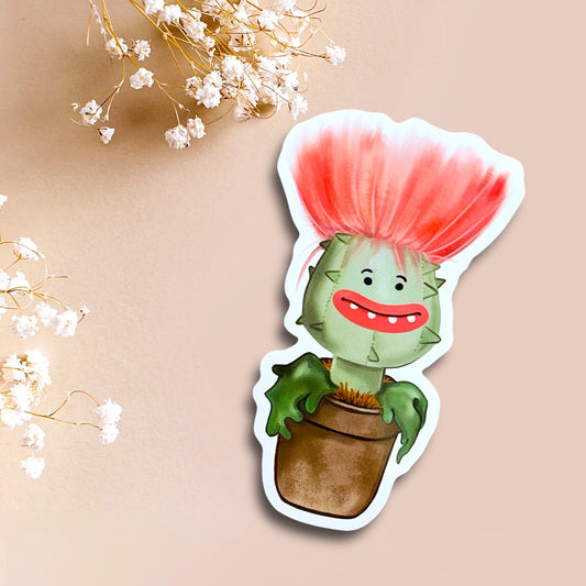 Jellycat Inspired Plant Vinyl Sticker