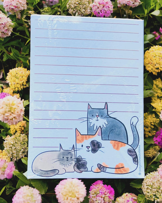 Cat crew Notepad A6
