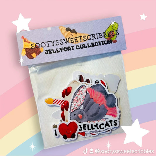Vinyl Jellycat Sticker Pack x8 (random)