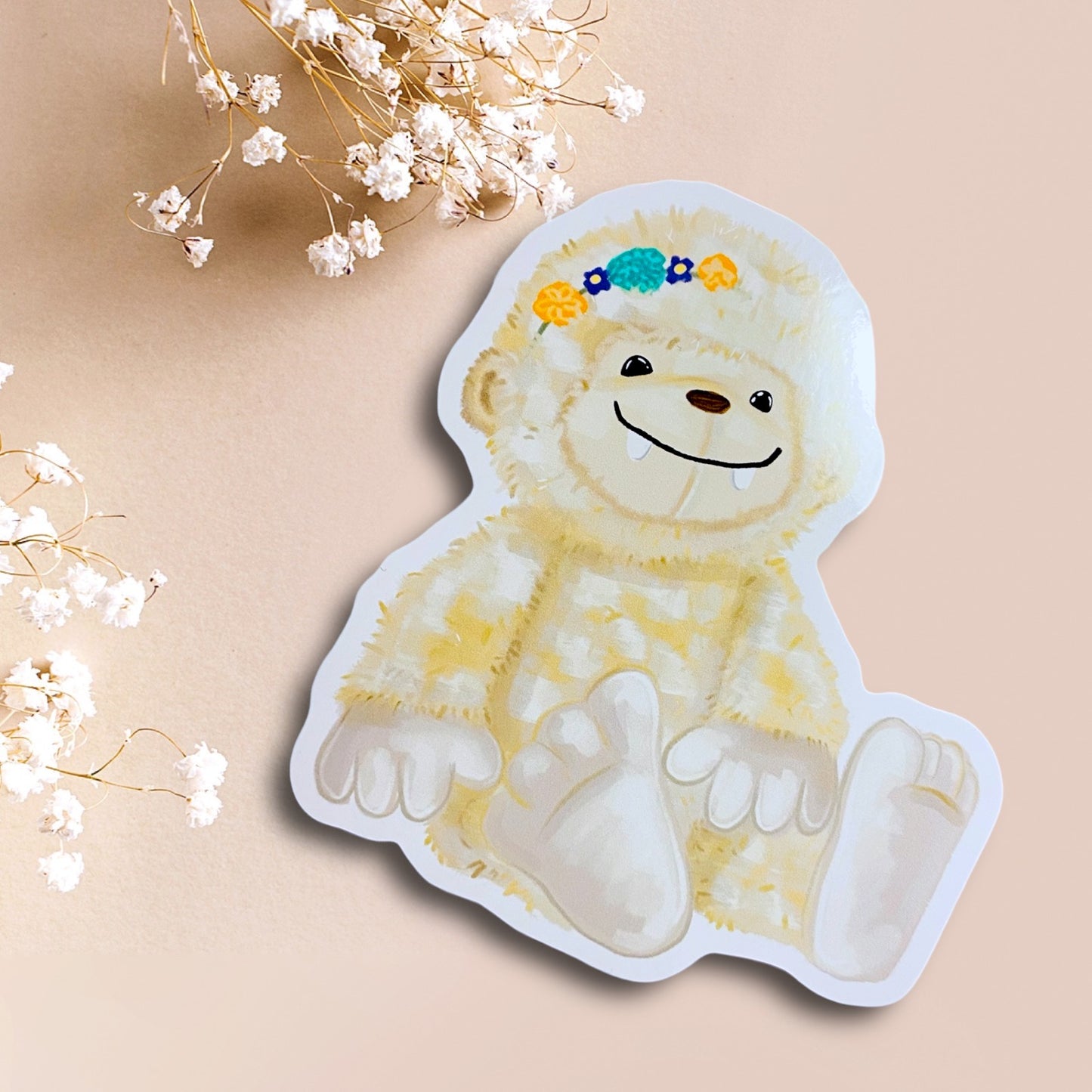 Jellycat Inspired Big Foot Vinyl Sticker
