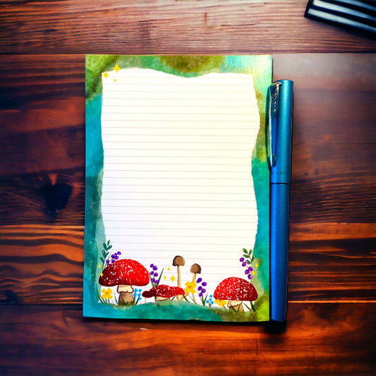 Mushroom A6 Notepad