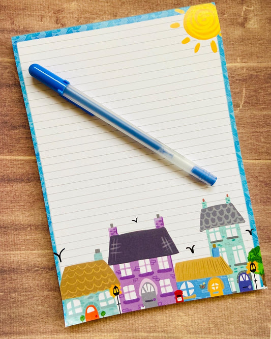 Cottages A5 notepad